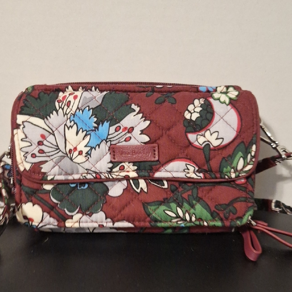 Vera Bradley Red Floral Crossbody Bag
